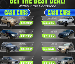 
										Cash Car Days……. full									